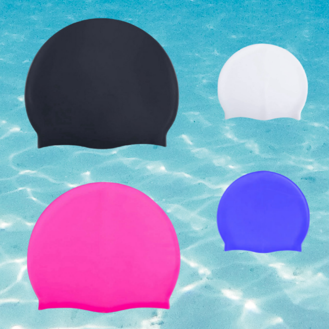 Aquatic Sports Cap - High Quality Silicone Swimming Cap for