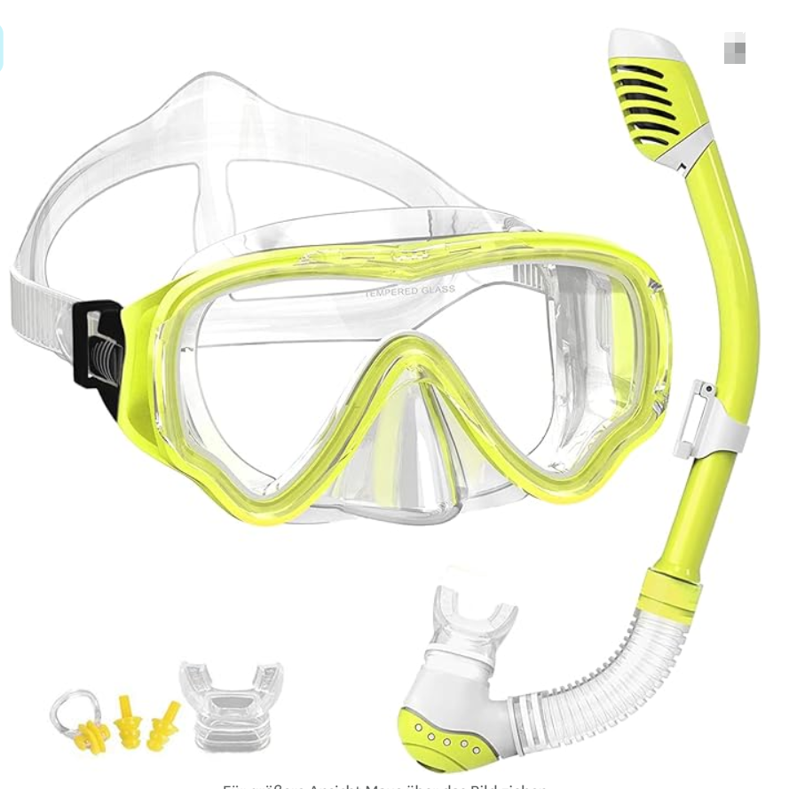 Children's Diving Mask Childre – обзор и цена Freediving Mask Set