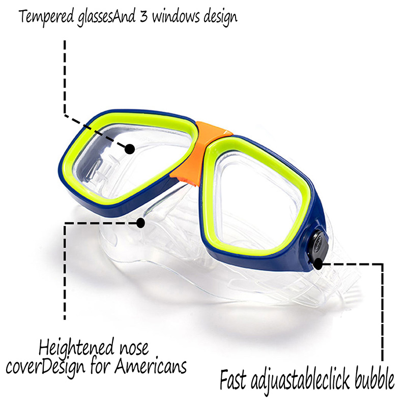 Adults Kids  Diving Goggle Mas – обзор и цена Freediving Mask Set