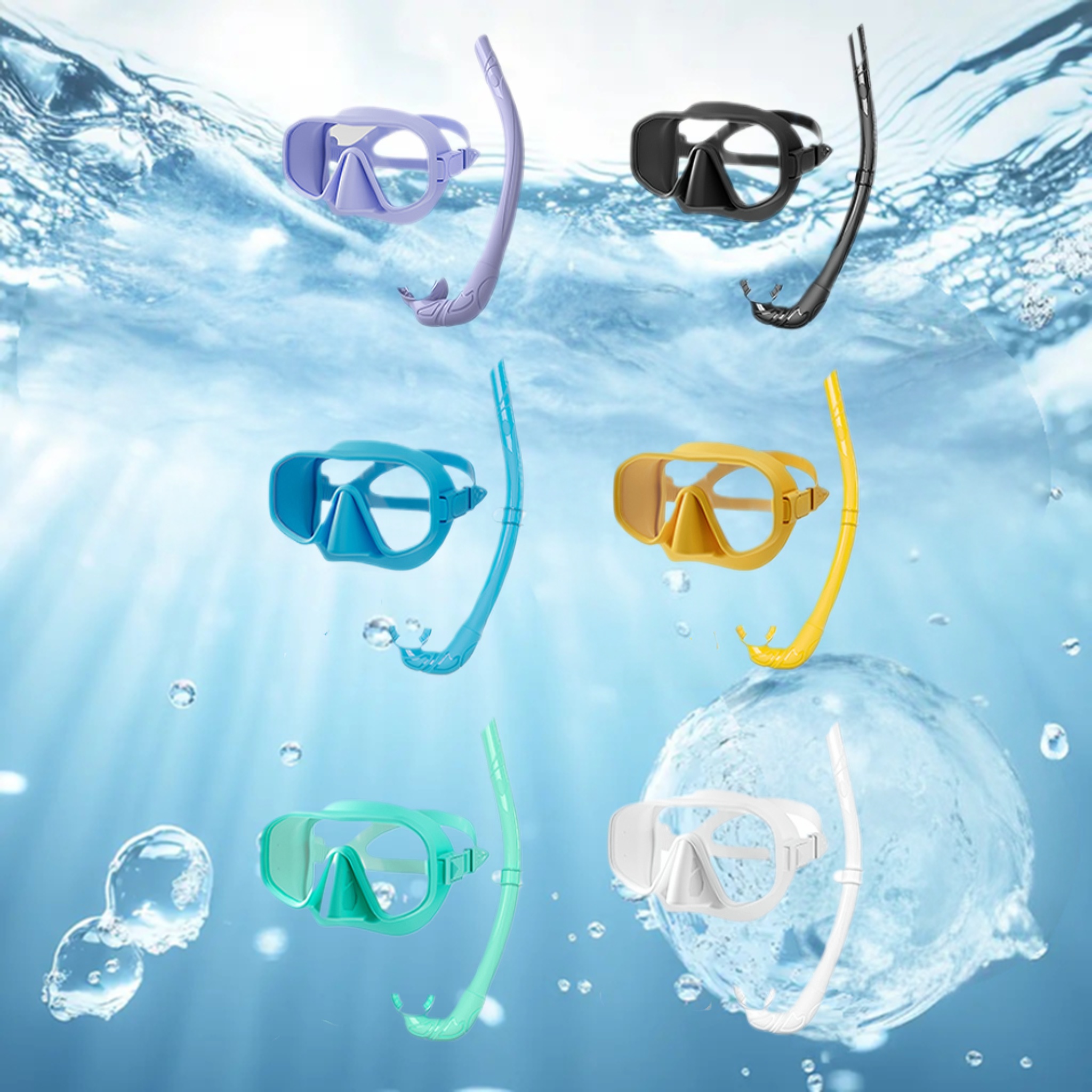 Professional Frameless Tempere – обзор и цена Freediving Mask Set