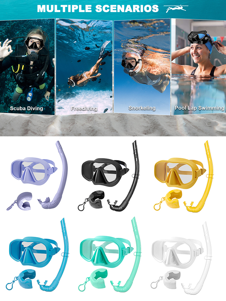 Professional Frameless Tempere – обзор и цена Freediving Mask Set