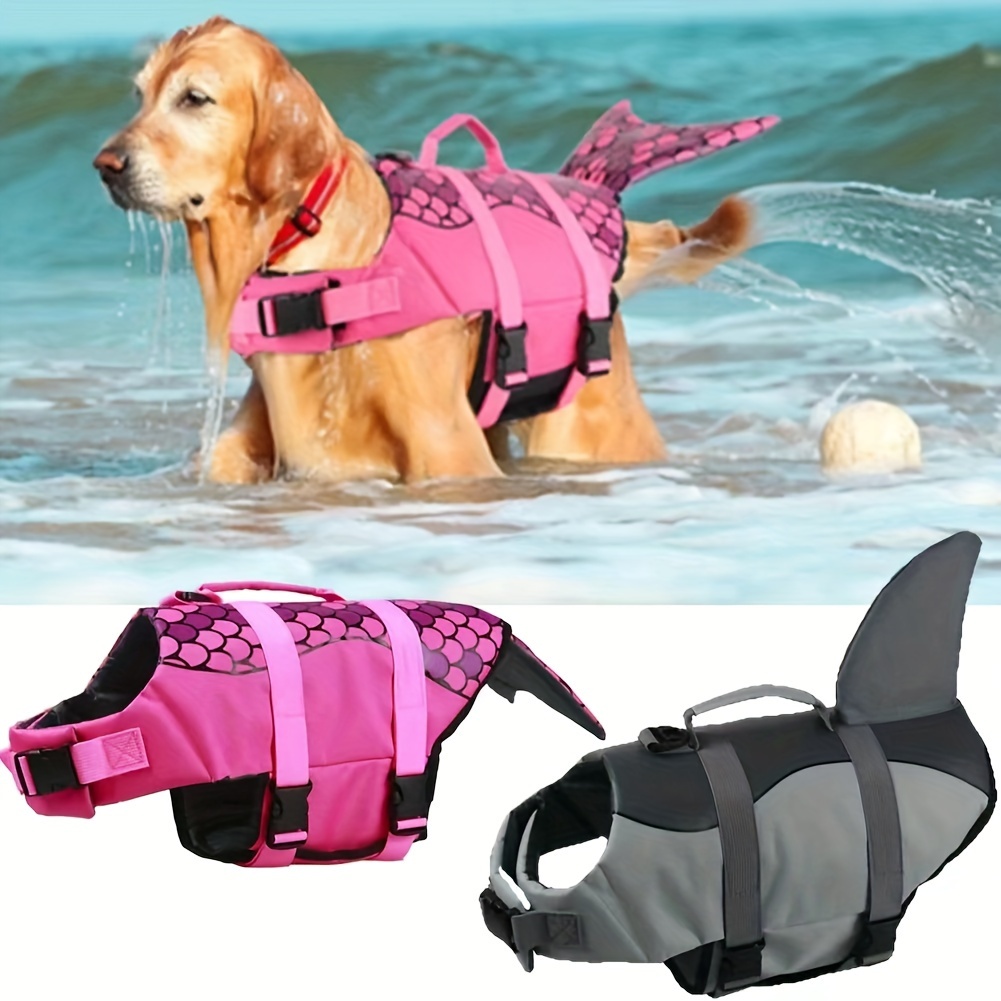 Shark/Mermaid Dog Life Jacket  – обзор и цена Life Jacket Buoyancy