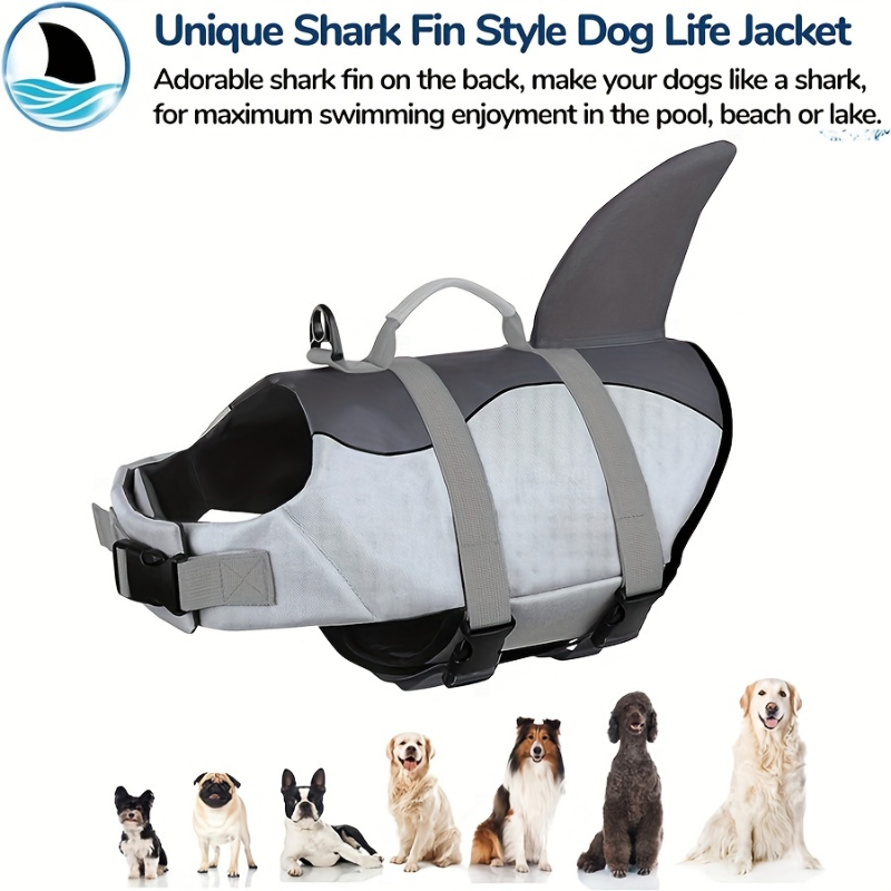 Shark/Mermaid Dog Life Jacket  – обзор и цена Life Jacket Buoyancy