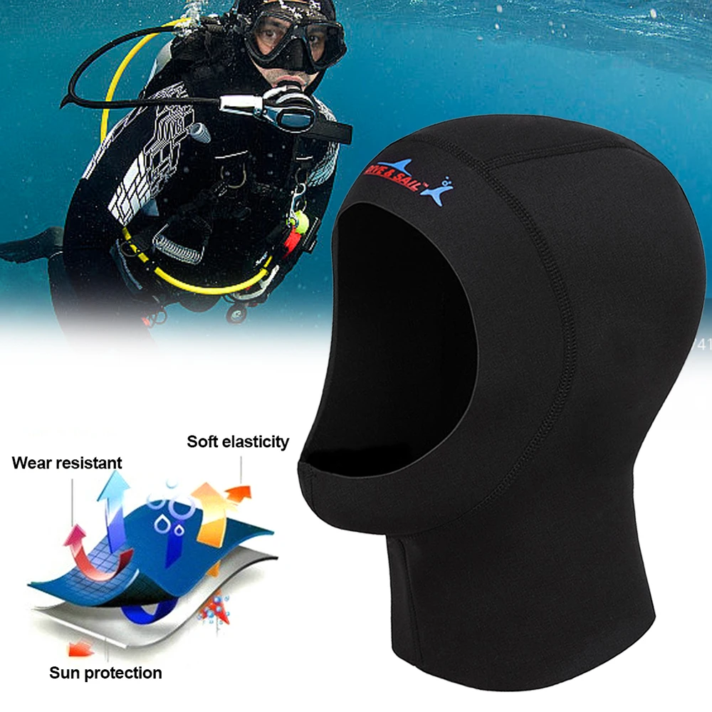 1mm Neoprene Men Women Fishing – обзор и цена Aquatic Sports Cap