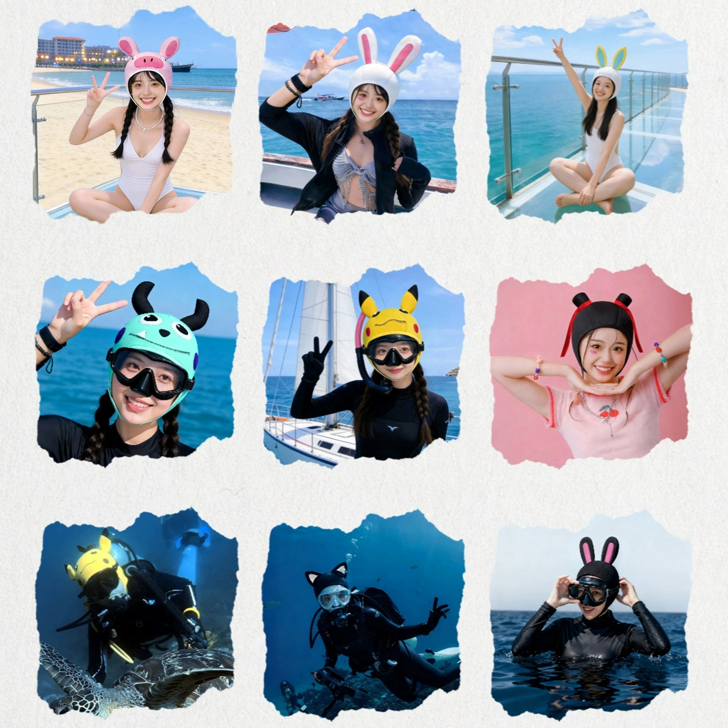 3mm Neoprene Cute Cartoon Ther – обзор и цена Aquatic Sports Cap