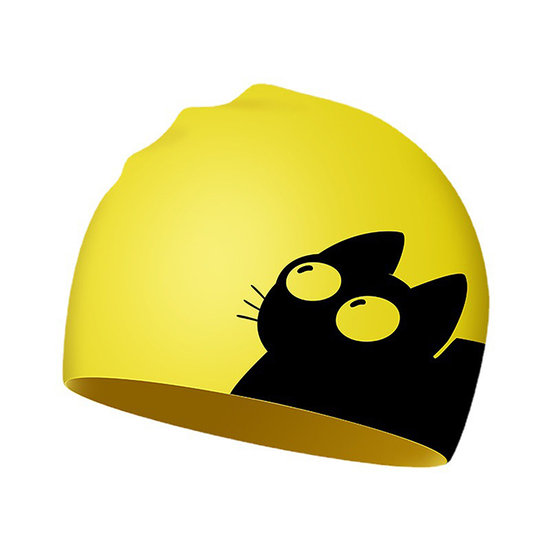 Cute Cat Swimming Cap For Long – обзор и цена Aquatic Sports Cap