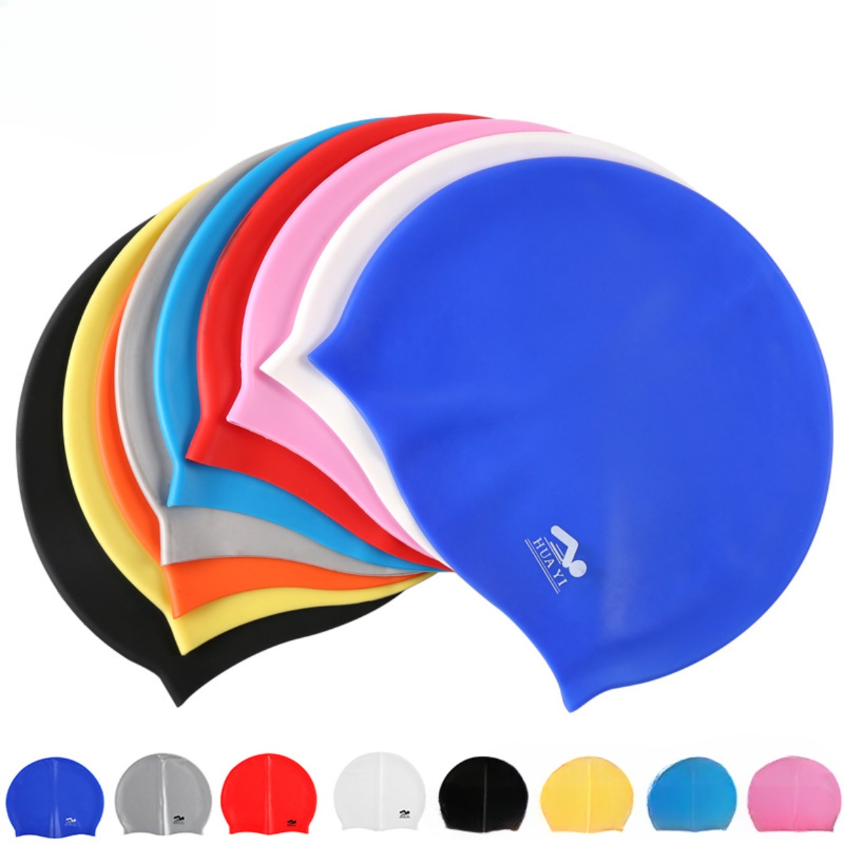 Silicone Elastic Swimming Cap  – обзор и цена Aquatic Sports Cap