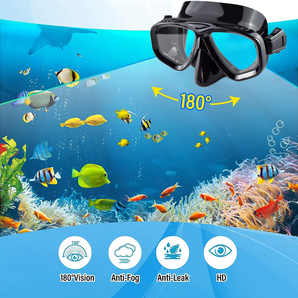 Dry Snorkel Set Diving Mask Pr – обзор и цена Freediving Mask Set