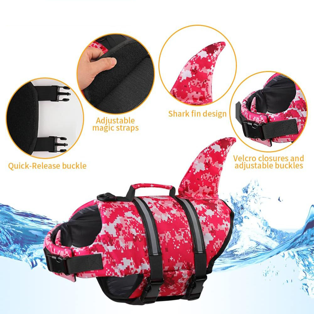 Dog Life Jacket Shark Ripstop  – обзор и цена Life Jacket Buoyancy
