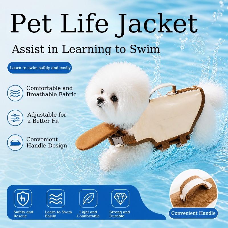 Dog Life Jacket with Rescue Ha – обзор и цена Life Jacket Buoyancy