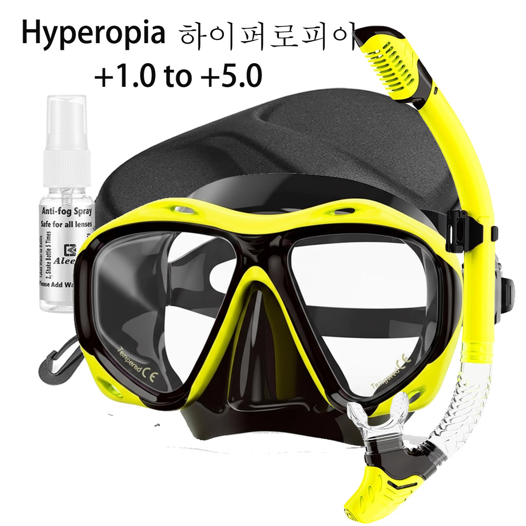 Diving Mask +1.0 to +5.0, Temp – обзор и цена Freediving Mask Set