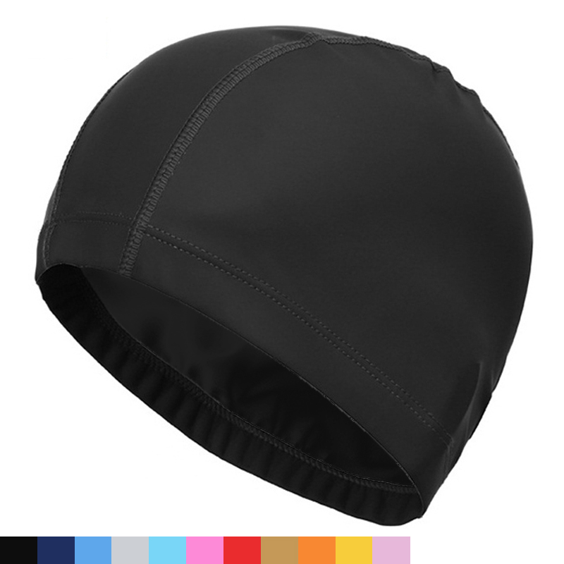 PU Fabric Swimming Cap Men Wom – обзор и цена Aquatic Sports Cap
