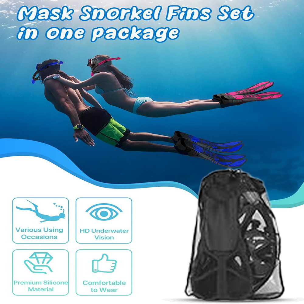 Mask Fins Snorkel Set, Snorkel – обзор и цена Freediving Mask Set